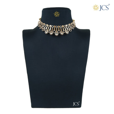 Kesha Gold Necklace Set_JGNS5017