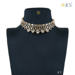 Kesha Gold Necklace Set_JGNS5017