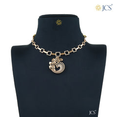 Hailey Gold Necklace Set_JGNS5018