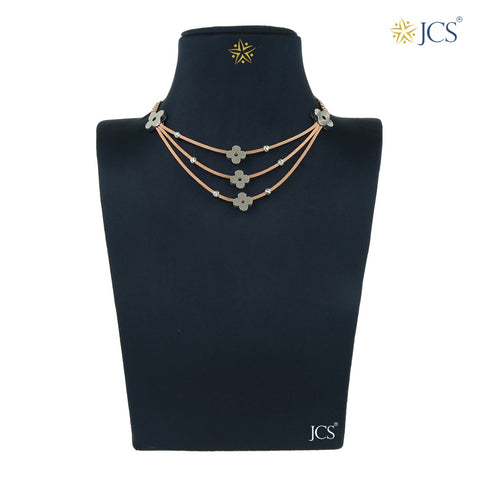 Van Aleef Gold Necklace Set_JGNS5023