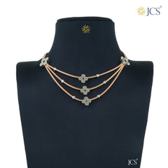 Van Aleef Gold Necklace Set_JGNS5023