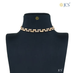 Simple Gold Choker Set_JGNS5024