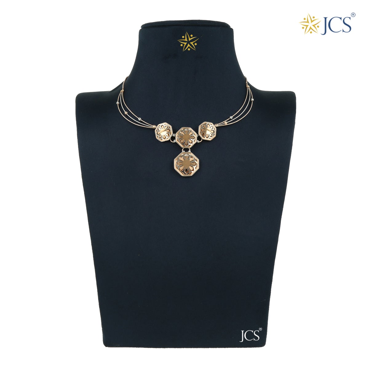 Lucy Gold Necklace Set_JGNS5025