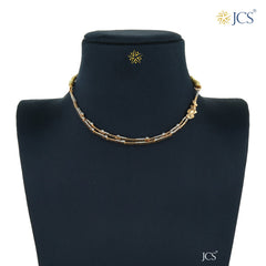 Gladis Gold Necklace Set_JGNS5027