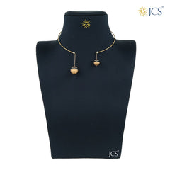 Bosphorous Gold Necklace Set_JGNS5030