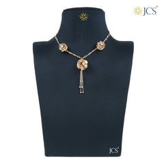 Flora Gold Necklace Set_JGNS5040
