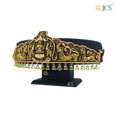 Classic Goddess Lakshmi Gold Oddiyanam _JGO8003