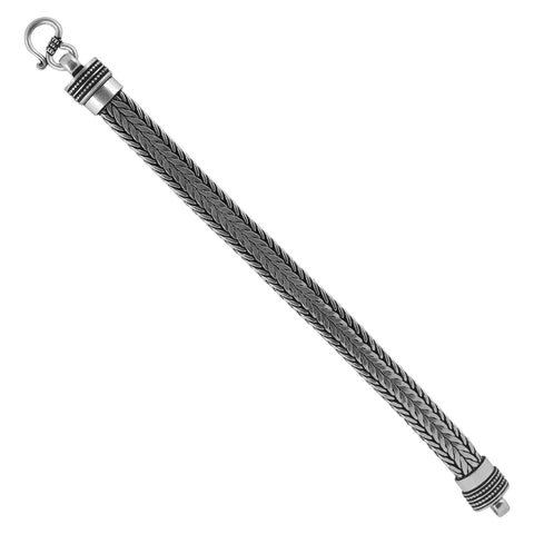 Scaled Silver Bracelet_JSB4036