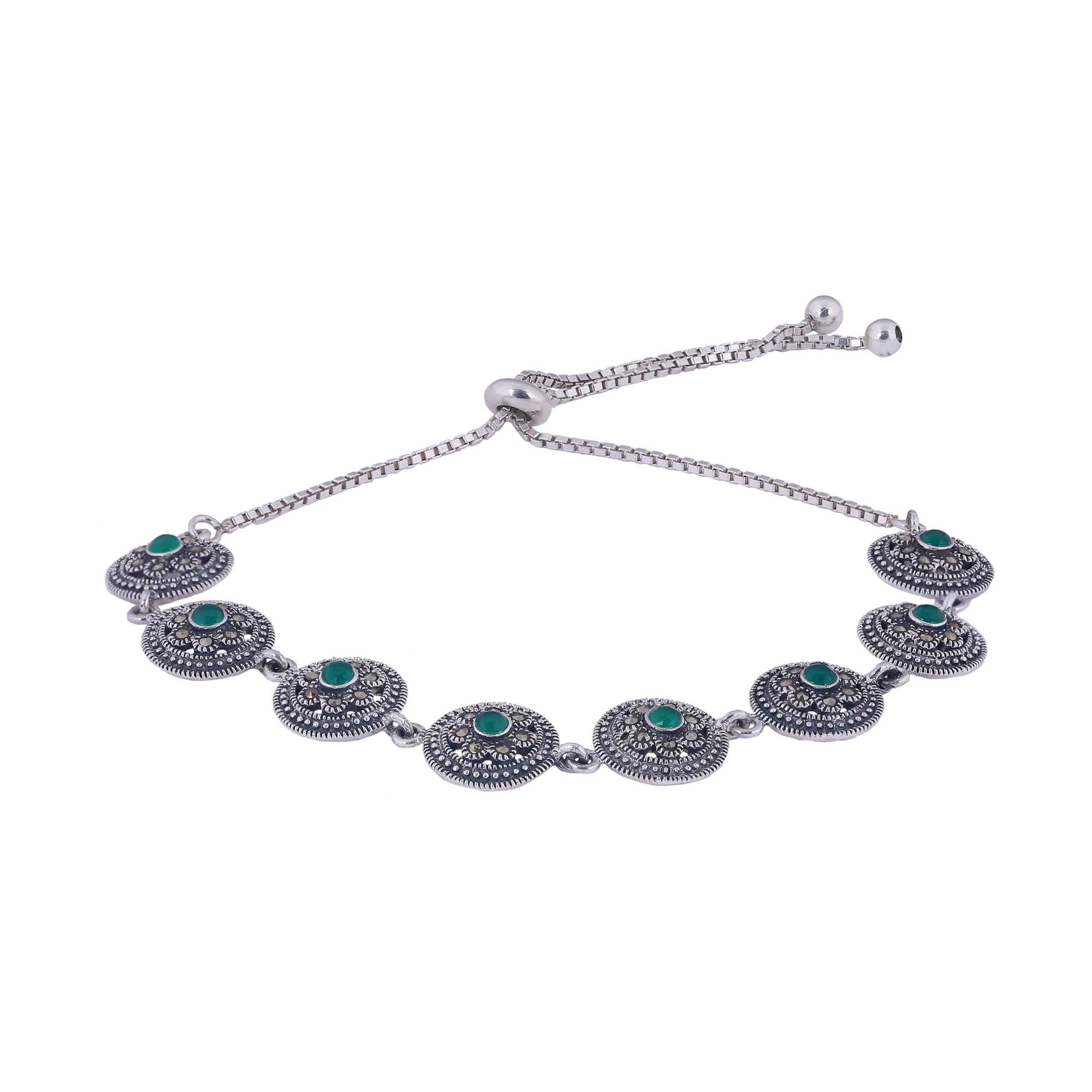 Ziva Silver Bracelet_JSB4038