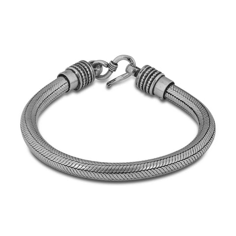 Simple Silver Bracelet_JSB4045