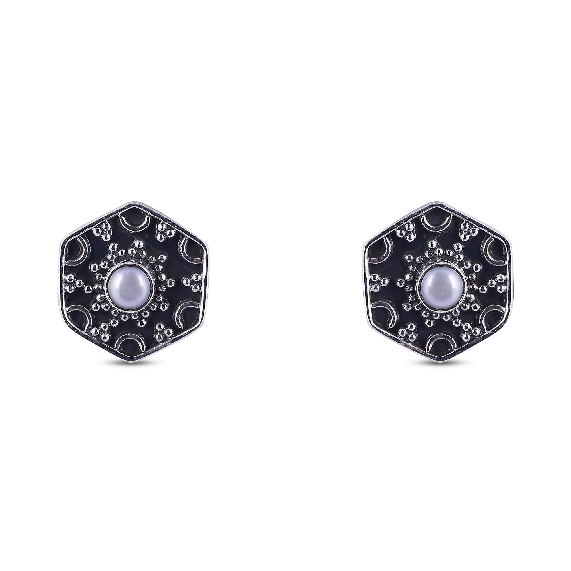 Prague Silver Earring_JSE2038