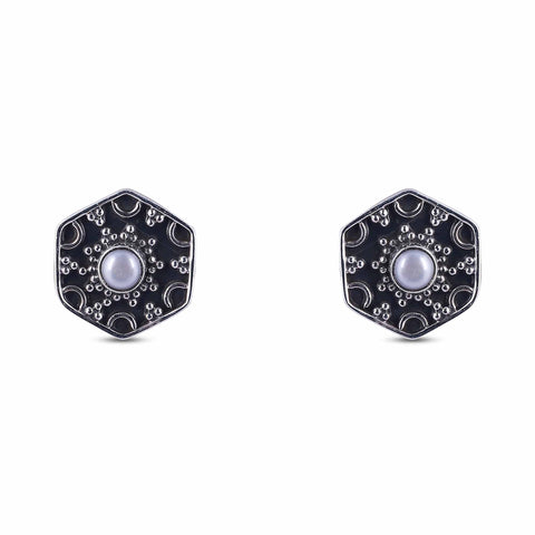 Prague Silver Earring_JSE2038