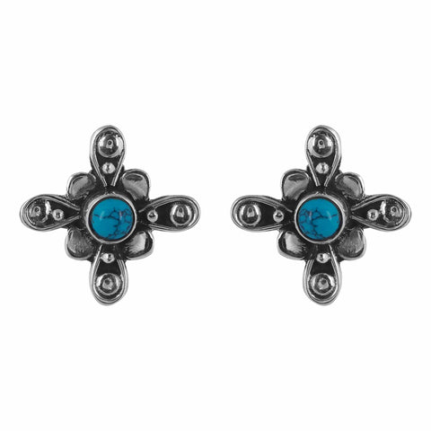 Aqua Silver Earring_JSE2071