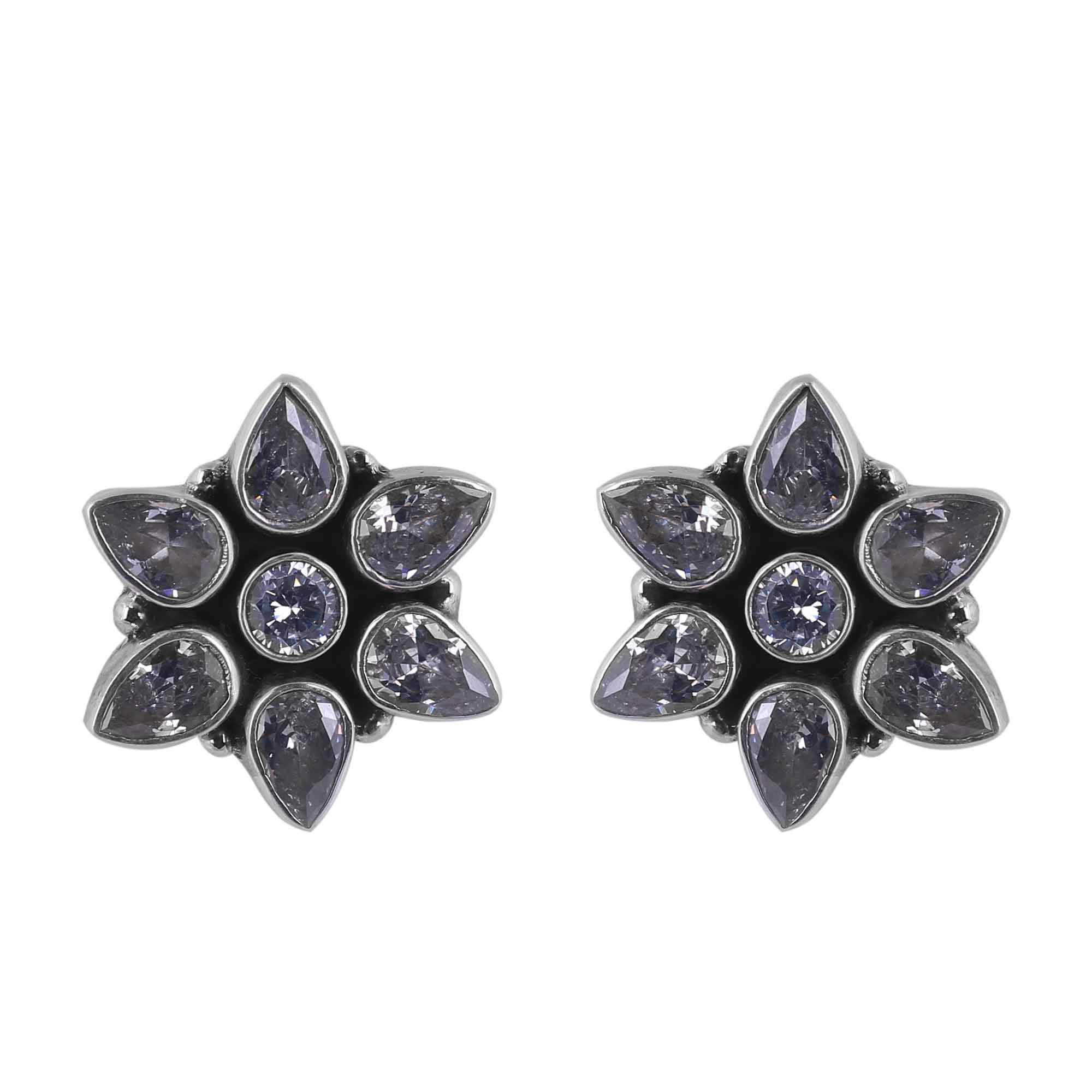 Blooming Silver Earring_JSE2073