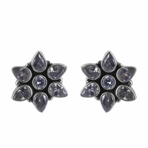 Blooming Silver Earring_JSE2073