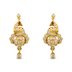 Peacock Belle Earring_LDE5043