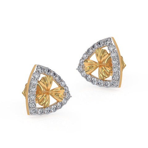 Petunia Triangle Earring_LDE5055