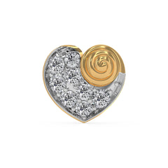 Heart Filled Earring _LDE5063