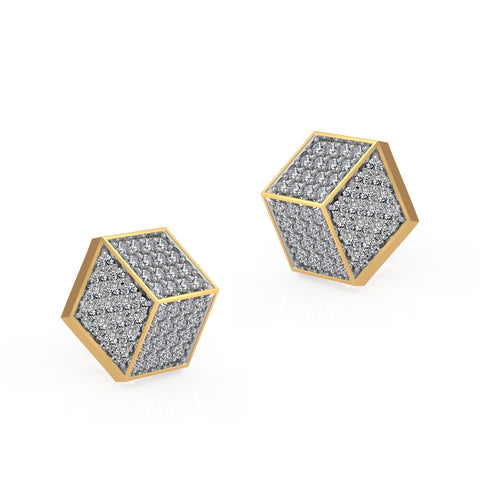 Cube Earring _LDE5067