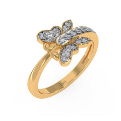 Elegant Butterfly Ring_LDR1060