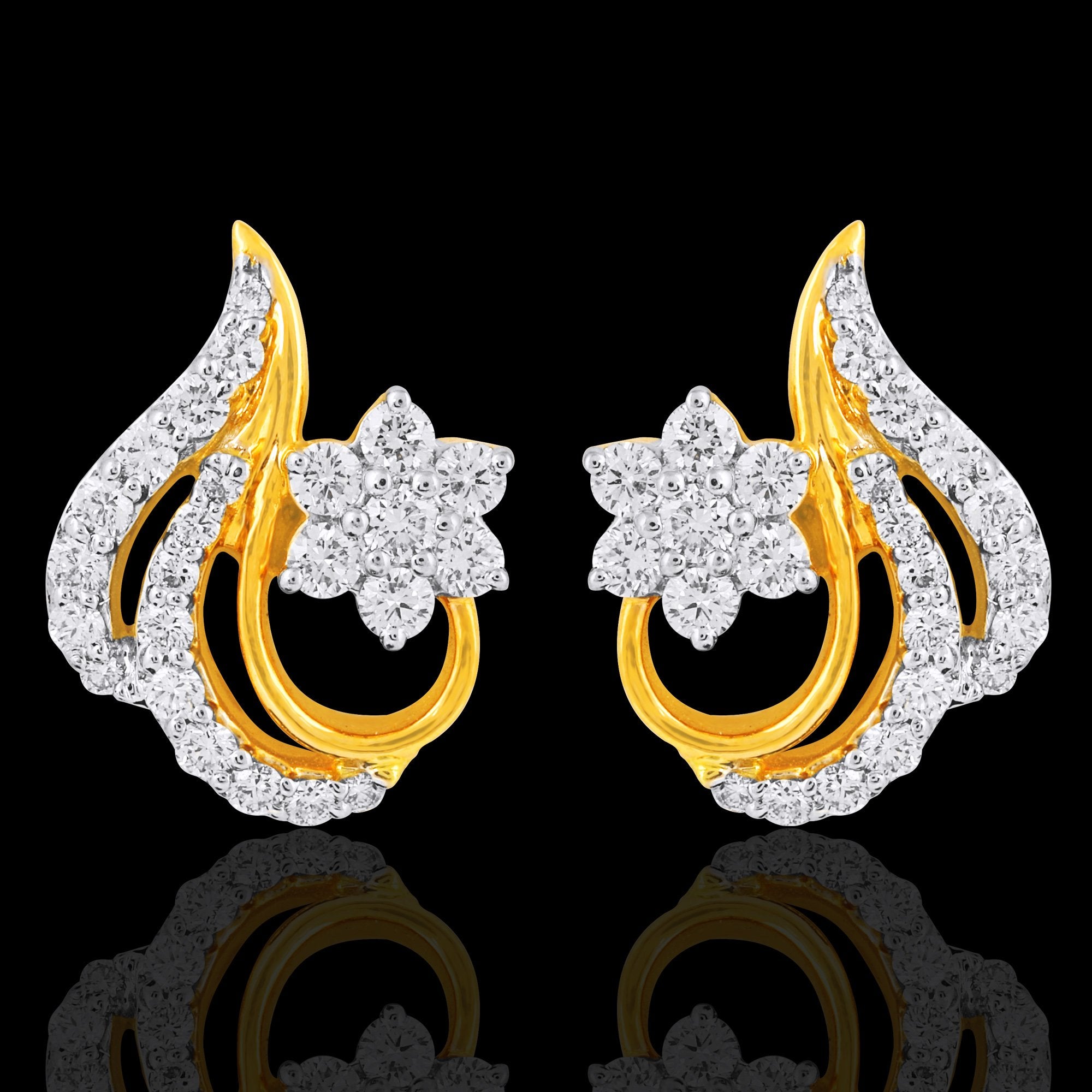 Lantana Diamond Earring_LIVDJER5018